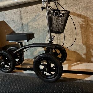 Black Knee Walker Scooter,
Almost new , used for indoor couple times .